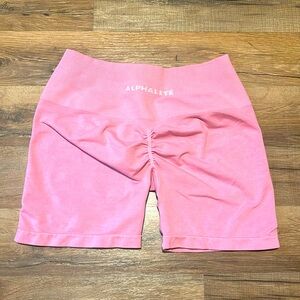 Alphalete Compression Shorts Bubblegum Pink